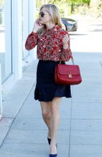 REESE WITHERSPOON in Skirt Out in Brentwood 0511