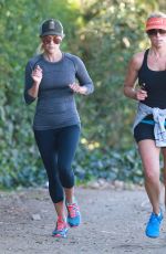 REESE WITHERSPOON Out Jogging with Friends in Los Angeles 2211