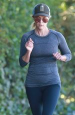 REESE WITHERSPOON Out Jogging with Friends in Los Angeles 2211