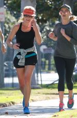 REESE WITHERSPOON Out Jogging with Friends in Los Angeles 2211