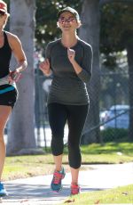 REESE WITHERSPOON Out Jogging with Friends in Los Angeles 2211