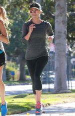 REESE WITHERSPOON Out Jogging with Friends in Los Angeles 2211