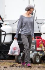 RENEE ZELLWEGER on the Set of Her New Movie in Mississippi