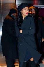 RIHANNA Arrives at Melrose Ballroom in New York