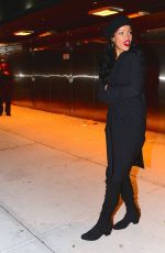 RIHANNA Arrives at Melrose Ballroom in New York