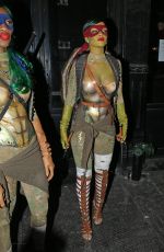 RIHANNA at Opus Nightclub Halloween Party in New York