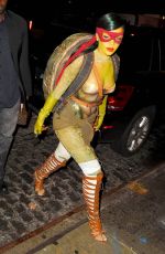 RIHANNA at Opus Nightclub Halloween Party in New York