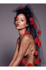 RIHANNA in Elle Magazine, December 2014 Issue