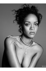RIHANNA in Elle Magazine, December 2014 Issue