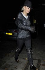 RITA ORA Arrives at Her Home in London 2611