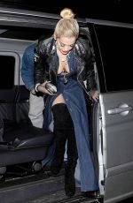 RITA ORA Arrives at Rockins for Eyeko Collection Launch in London