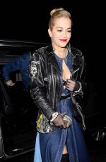 RITA ORA Arrives at Rockins for Eyeko Collection Launch in London