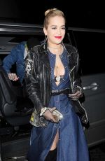 RITA ORA Arrives at Rockins for Eyeko Collection Launch in London
