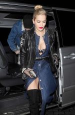 RITA ORA Arrives at Rockins for Eyeko Collection Launch in London