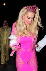 RITA ORA Leaves Death of a Geisha Party in London