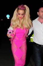 RITA ORA Leaves Death of a Geisha Party in London