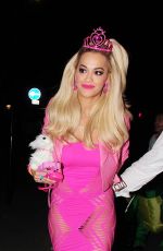 RITA ORA Leaves Death of a Geisha Party in London