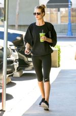 ROSIE HUNTINGTON-WHITELEY in Leggings Heading to a Gym in Beverly Hills 2711