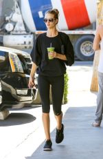 ROSIE HUNTINGTON-WHITELEY in Leggings Heading to a Gym in Beverly Hills 2711