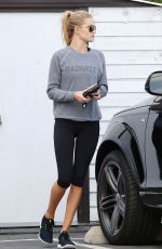 ROSIE HUNTINGTON-WHITELEY in Tights at a Gym in West Hollywood 1011