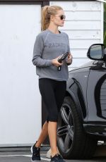 ROSIE HUNTINGTON-WHITELEY in Tights at a Gym in West Hollywood 1011