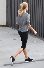 ROSIE HUNTINGTON-WHITELEY in Tights at a Gym in West Hollywood 1011