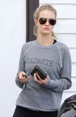 ROSIE HUNTINGTON-WHITELEY in Tights at a Gym in West Hollywood 1011