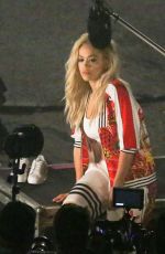 RUTA ORA on the Set of her New Music Video in Los Angeles
