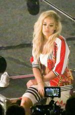 RUTA ORA on the Set of her New Music Video in Los Angeles
