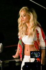 RUTA ORA on the Set of her New Music Video in Los Angeles