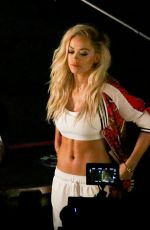 RUTA ORA on the Set of her New Music Video in Los Angeles