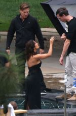 SALMA HAYEK on the Set of A Photoshoot in Los Angeles