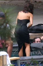 SALMA HAYEK on the Set of A Photoshoot in Los Angeles