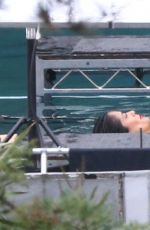 SALMA HAYEK on the Set of A Photoshoot in Los Angeles