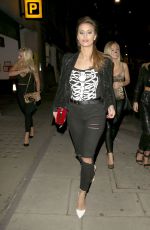 SAM and BILLIE FAIERS and FERNE MCCANN Arrives at Halloween Party at Sanderson Hotel