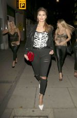 SAM and BILLIE FAIERS and FERNE MCCANN Arrives at Halloween Party at Sanderson Hotel