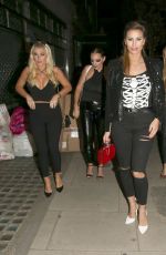 SAM and BILLIE FAIERS and FERNE MCCANN Arrives at Halloween Party at Sanderson Hotel
