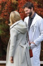 SARAH GADON on the Set of The 9th Life of Louis Drax