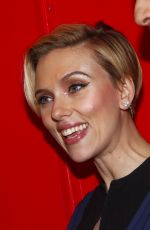 SCARLETT JOHANSSON at Champions of Rockaway Hurricane Sandy Fundraiser in New York