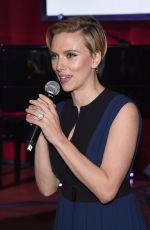 SCARLETT JOHANSSON at Champions of Rockaway Hurricane Sandy Fundraiser in New York