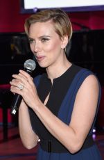 SCARLETT JOHANSSON at Champions of Rockaway Hurricane Sandy Fundraiser in New York