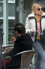 SIENNA MILLER and Matthew Williamson Out in Primrose Hill