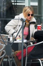SIENNA MILLER and Matthew Williamson Out in Primrose Hill