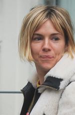 SIENNA MILLER and Matthew Williamson Out in Primrose Hill