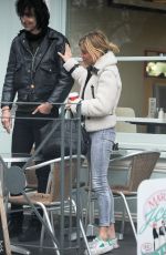 SIENNA MILLER and Matthew Williamson Out in Primrose Hill