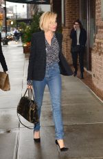 SIENNA MILLER in Jeans Out in Soho