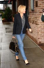 SIENNA MILLER in Jeans Out in Soho