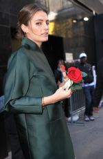 STANA KATIC Arrives at Good Morning America in New York
