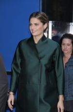 STANA KATIC Arrives at Good Morning America in New York