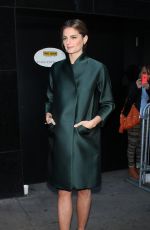 STANA KATIC Arrives at Good Morning America in New York